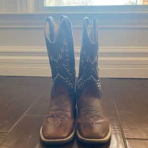 Kids Brown Cowboy Boots